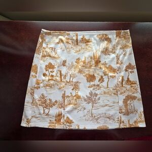 Urban Outfitters Toile de Jouy Mini Skirt sz med
